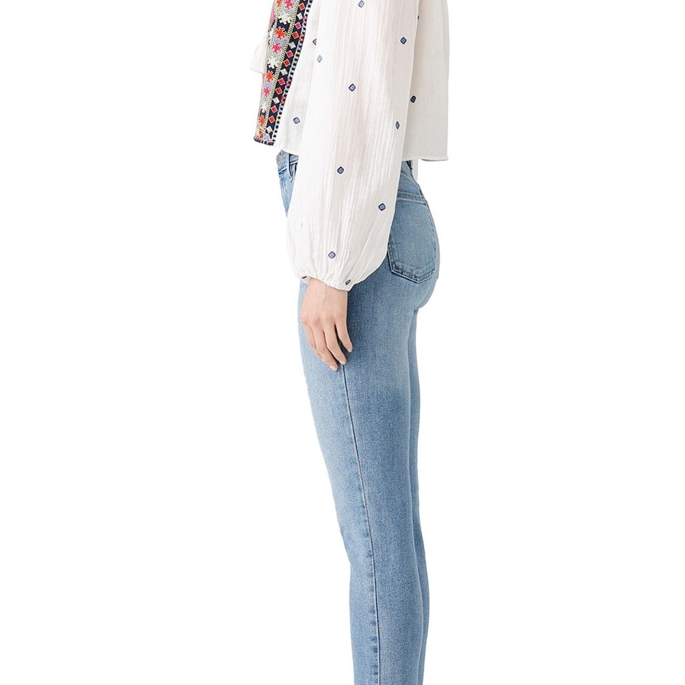 FREE PEOPLE Anthropologie Enter Loveland Blouse size Medium Bohemian. - Picture 4 of 11